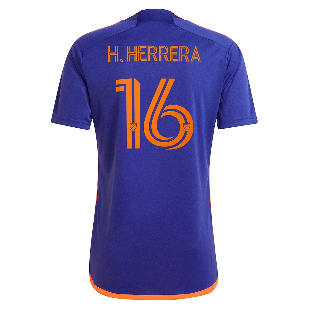 Men's adidas Héctor Herrera Purple Houston Dynamo FC 2024 Still Holdin' Replica Player Jersey