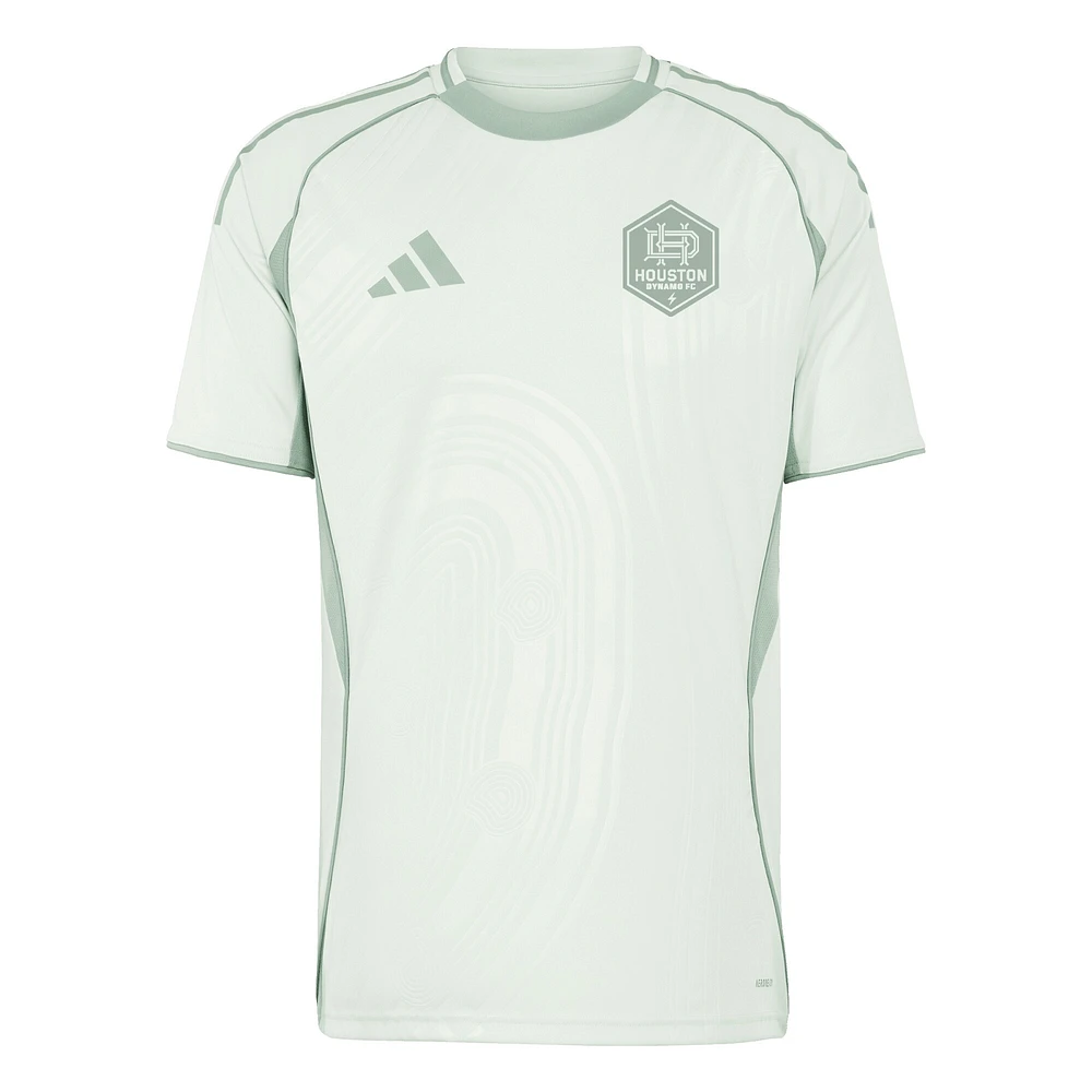 Haut d'avant-match adidas vert clair Houston Dynamo FC 2025 One Planet pour homme