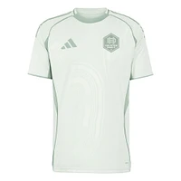 Haut d'avant-match adidas vert clair Houston Dynamo FC 2025 One Planet pour homme