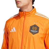 Men's adidas Orange/Purple Houston Dynamo FC 2025 Anthem Reversible Full-Zip Jacket