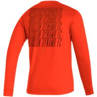 Men's adidas Orange Houston Dynamo FC Club Long Sleeve T-Shirt