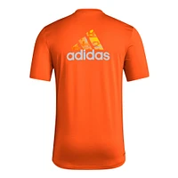 T-shirt orange adidas Houston Dynamo FC Local Pop AEROREADY pour hommes