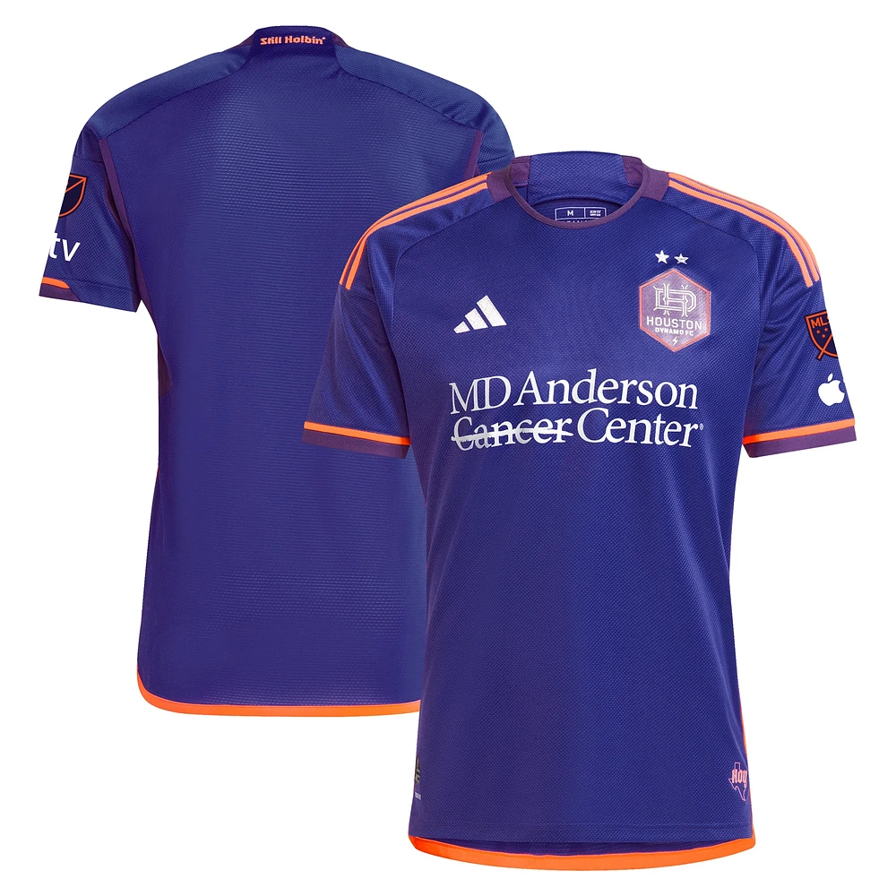 Men's adidas  Purple Houston Dynamo FC 2024 Still Holdin' Authentic Jersey