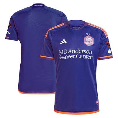 Maillot violet adidas Houston Dynamo FC 2024 Still Holdin' authentique pour homme