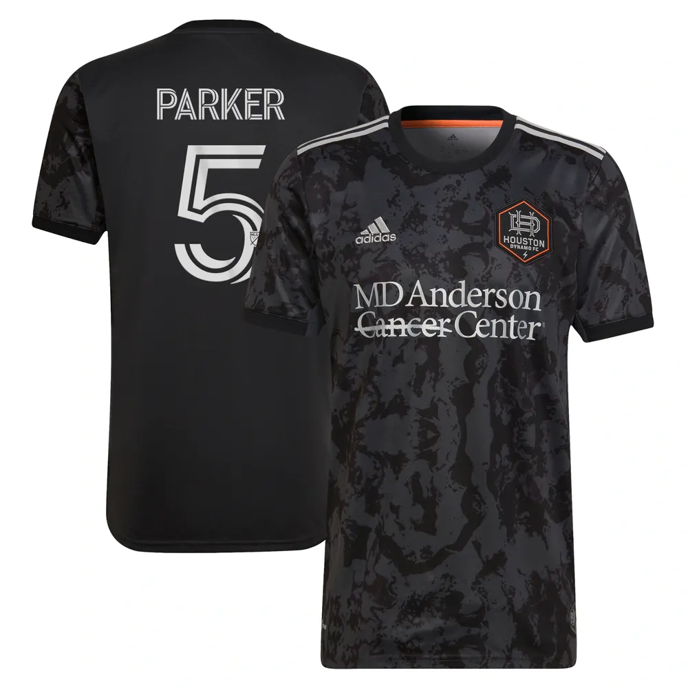 Tim Parker Dynamo FC adidas 2022 The Bayou City Replica Player Jersey - Black | Montebello Town