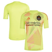 Maillot de gardien but adidas Houston Dynamo FC 2024 pour homme, jaune