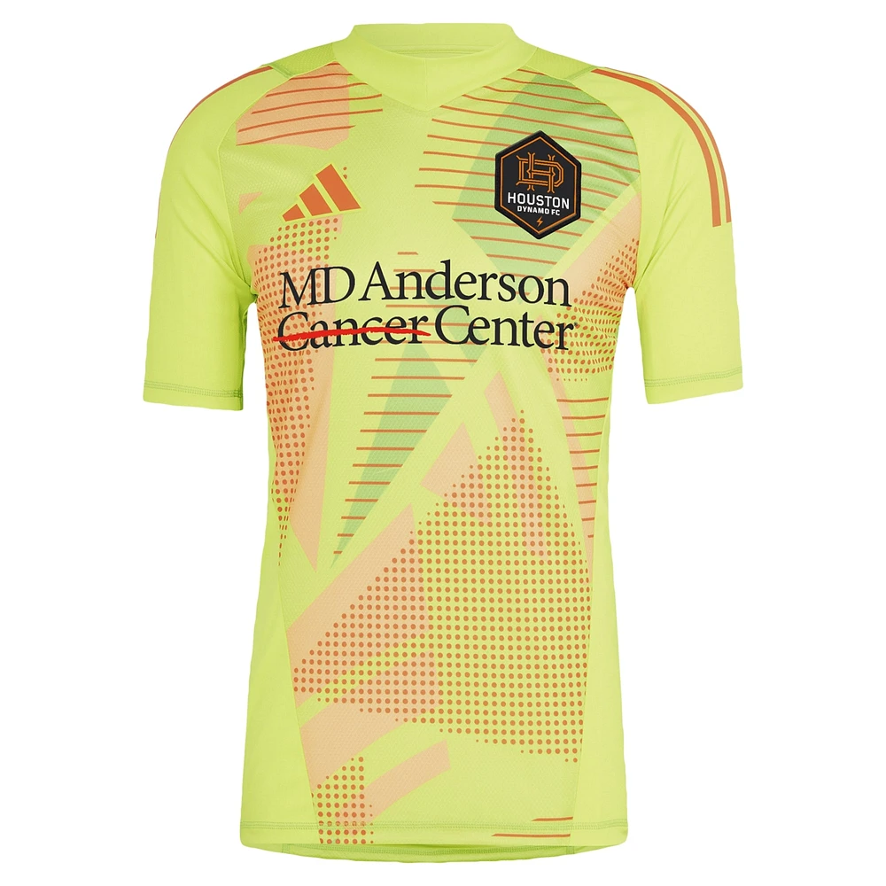 Maillot de gardien but adidas Houston Dynamo FC 2024 pour homme, jaune