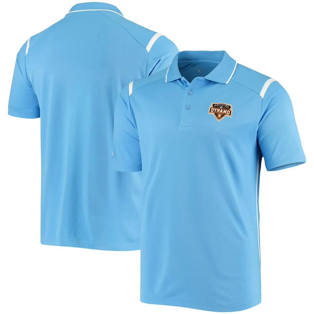 Men's Antigua Orange Houston Dynamo FC Vivid Polo Size: Large