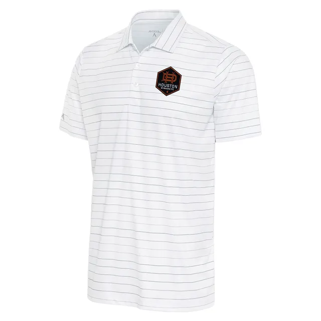 Men's Antigua Orange Houston Dynamo FC Vivid Polo Size: Large