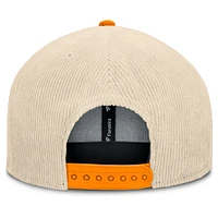 Men's Fanatics Cream Houston Dynamo FC Tempo Corduroy Snapback Hat