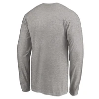 Men's Fanatics Heather Gray Houston Dynamo Long Sleeve T-Shirt