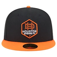 Men's New Era  Black Houston Dynamo FC 2025 Kickoff 59FIFTY Fitted Hat