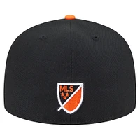 Men's New Era  Black Houston Dynamo FC 2025 Kickoff 59FIFTY Fitted Hat