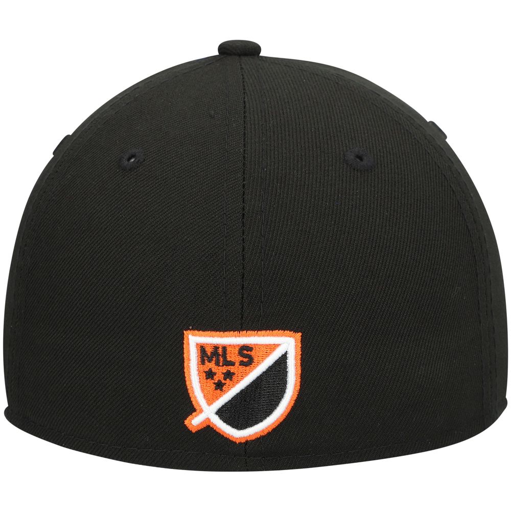 Men's New Era Black Houston Dynamo FC Primary Logo Low Profile 59FIFTY Fitted Hat