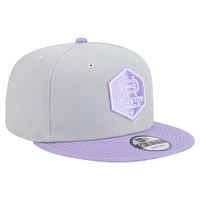 Casquette snapback bicolore 9FIFTY Houston Dynamo FC New Era pour homme, gris
