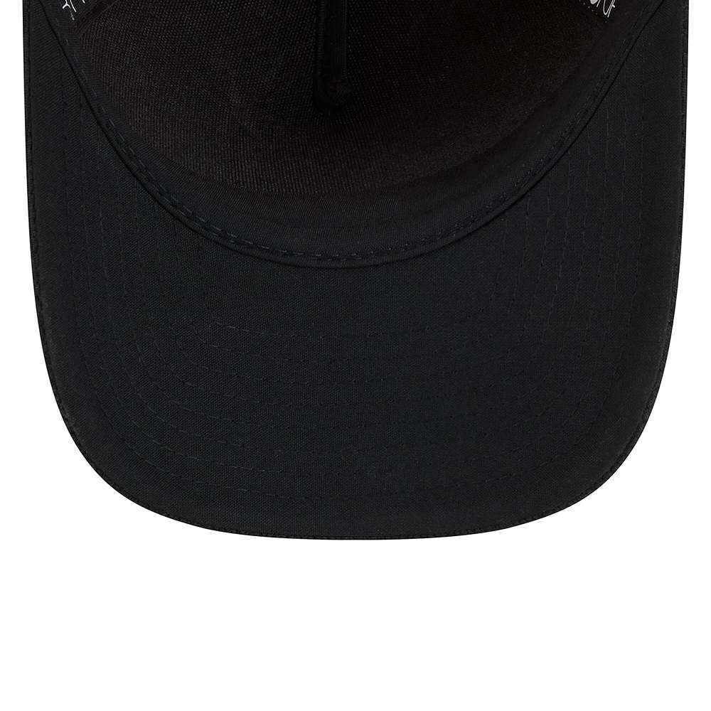 Casquette ajustable Houston Dynamo FC 2025 Orange New Era pour homme avec 9FORTY M-Crown