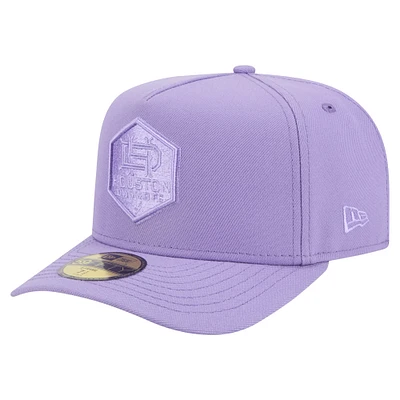 Casquette ajustée A-Frame 59FIFTY Houston Dynamo FC Color Pack violet New Era pour homme