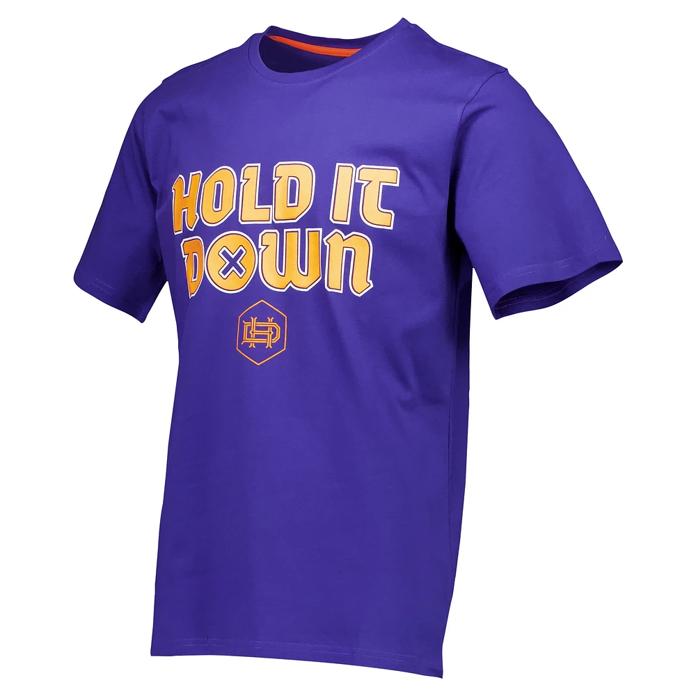 T-shirt décontracté violet Houston Dynamo FC Community Heavyweight pour hommes