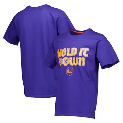 Men's Purple Houston Dynamo FC Community Heavyweight Relaxed T-Shirt