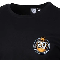 T-shirt décontracté noir pour homme avec inscription de l'équipe Houston Dynamo FC