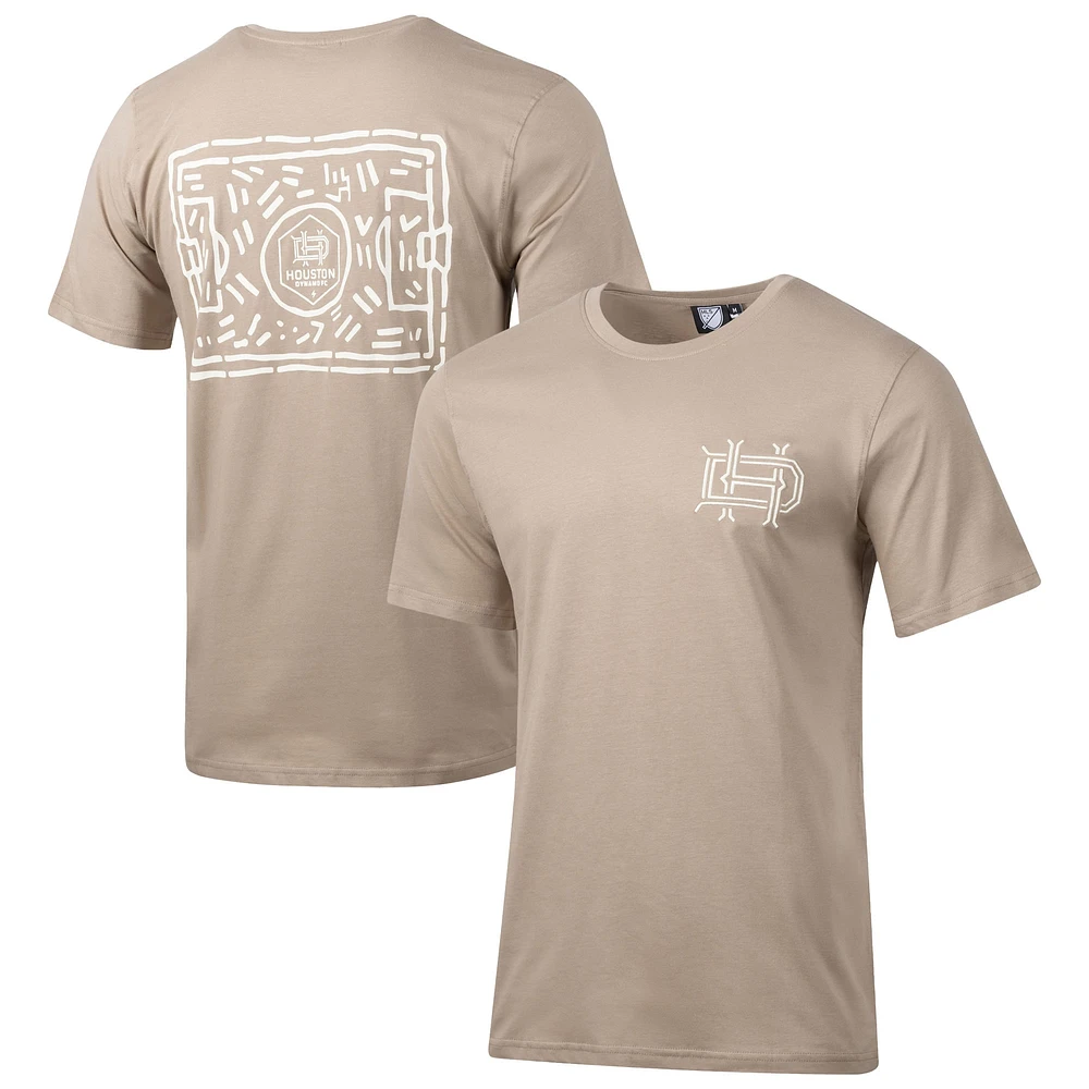 Men's  Sport Design Sweden Khaki Houston Dynamo FC Everyday Relaxed T-Shirt