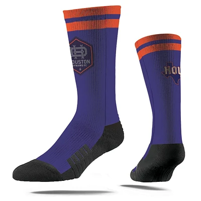 Unisex Strideline Purple Houston Dynamo FC 2024 Jersey Hook Premium Crew Socks