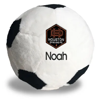 Houston Dynamo 9" Personalized Plush Soccer Ball - White