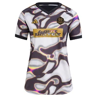 Haut d'avant-match adidas Houston Dynamo FC 2024 Pride noir pour femme