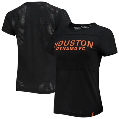 Houston Dynamo FC The Wild Collective Women's Mesh T-Shirt - Black