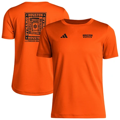 Youth adidas  Orange Houston Dynamo FC Local Wrap T-Shirt