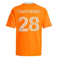 Youth adidas Erik Sviatchenko Orange Houston Dynamo FC 2025 Season 20 Replica Player Jersey