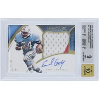 Earl Campbell Houston Oilers Autographed 2015 Panini Immaculate Collection Dual-Color Relic #PP-EC #26/49 BGS Authenticated 9/10 Card - 9.5,8.5,9,9 Subgrades