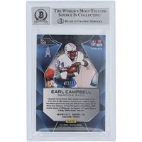 Earl Campbell Houston Oilers Autographed 2017 Panini Spectra Neon Green #120 #/25 Beckett Fanatics Witnessed Authenticated 10 Card with "HOF 91" Inscription