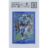 Earl Campbell Houston Oilers Autographed 2021 Panini Donruss Optic Blue #106 #/179 Beckett Fanatics Witnessed Authenticated 9/10 Card with "HOF 91" Inscription