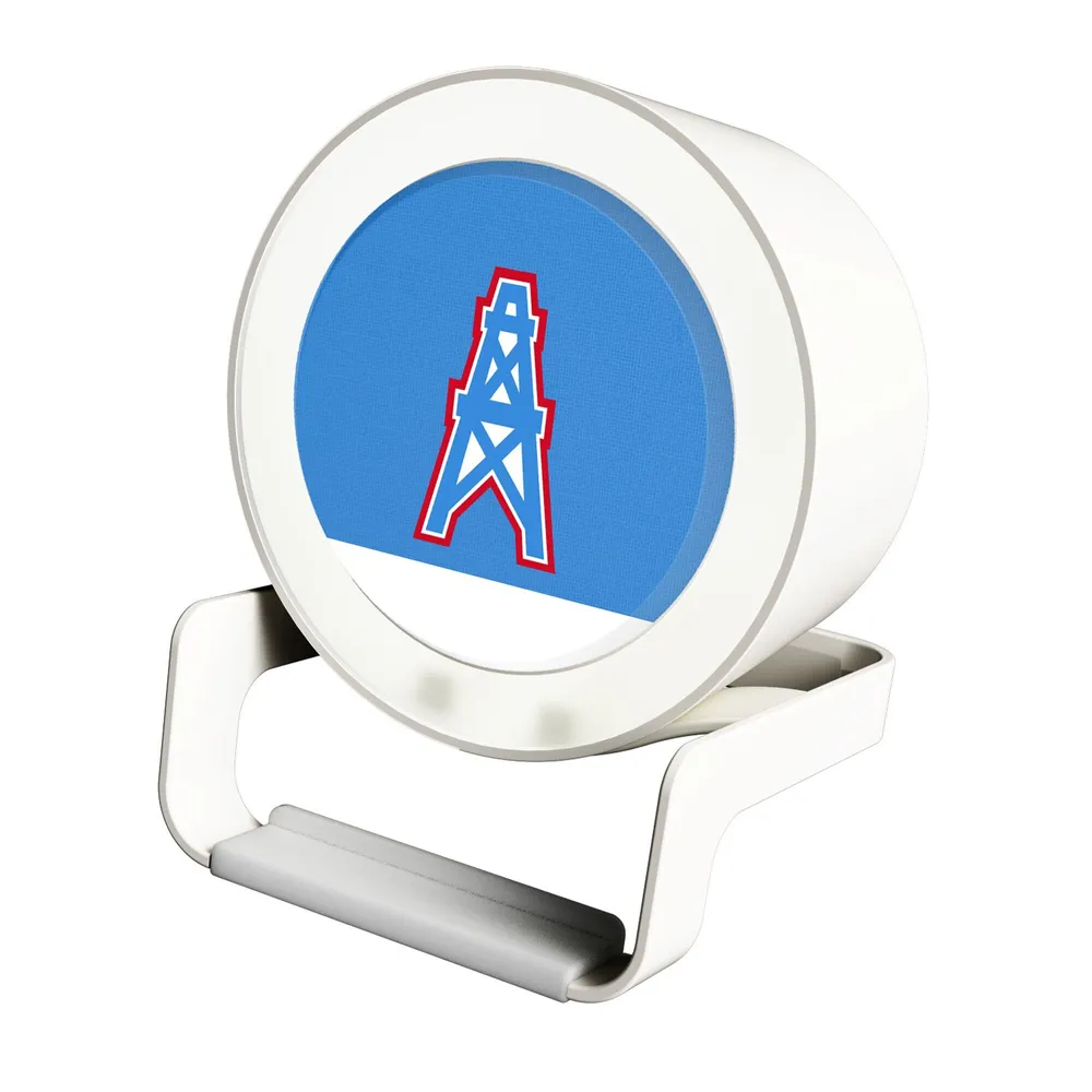 Lids Houston Oilers Historic Night Light Charger with Bluetooth