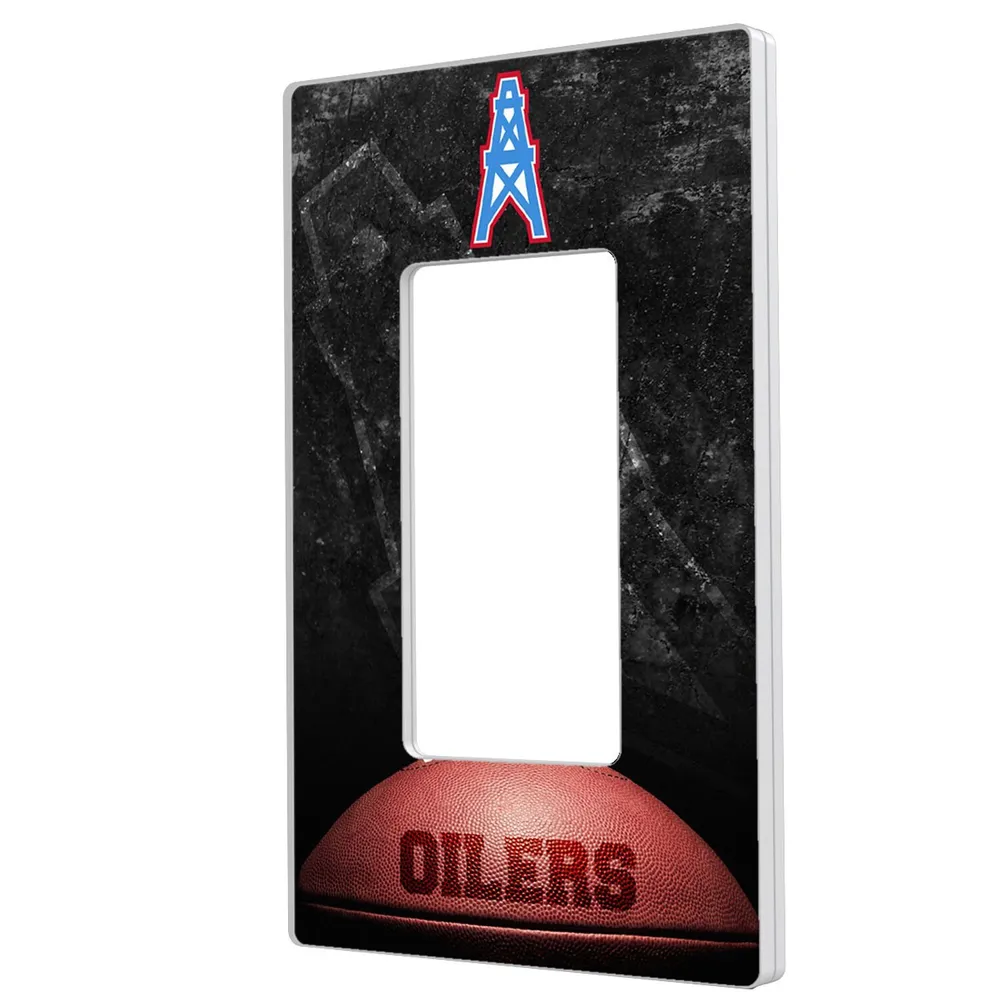 Lids Houston Oilers Passtime Design Single Rocker Lightswitch