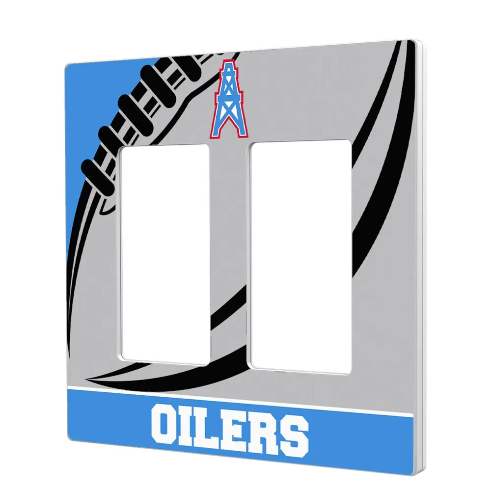 Lids Houston Oilers Passtime Design Single Rocker Lightswitch