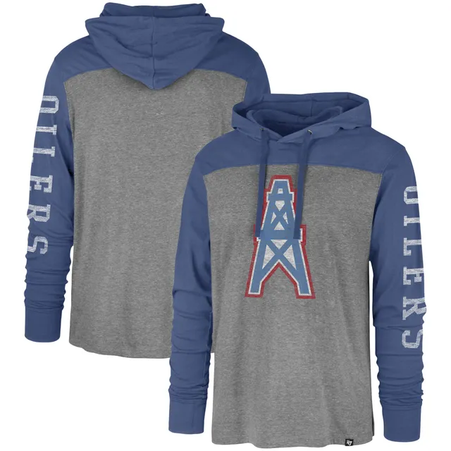 Chicago Bears '47 Franklin Wooster Long Sleeve Hoodie T-Shirt - Heathered  Gray/Navy