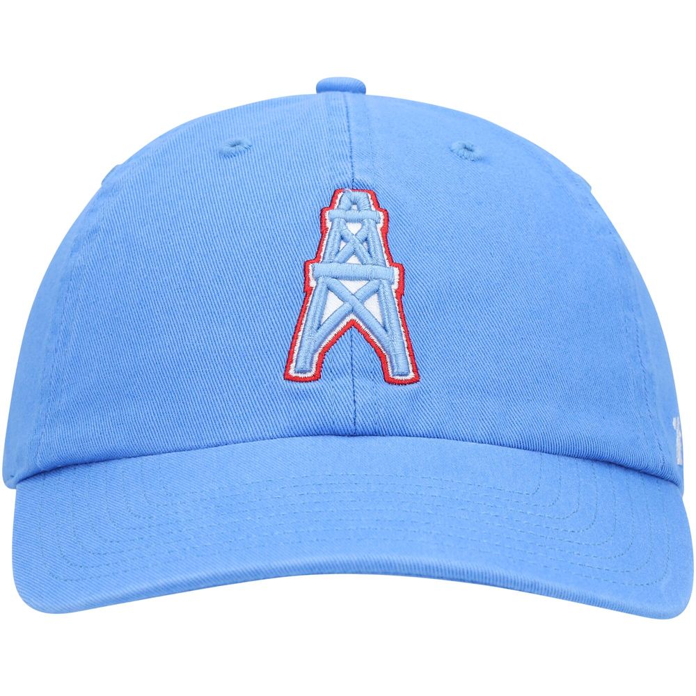 Men's '47 Light Blue Houston Oilers Clean Up Legacy Adjustable Hat