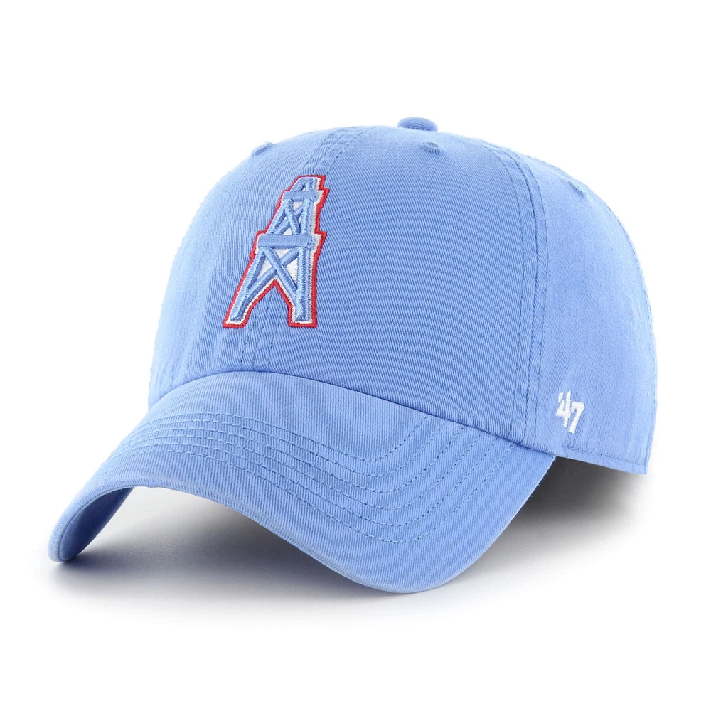 Casquette ajustée '47 Houston Oilers Gridiron Classics Franchise Legacy pour hommes bleu clair