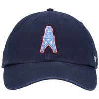 Men's '47 Navy Houston Oilers Clean Up Legacy Adjustable Hat