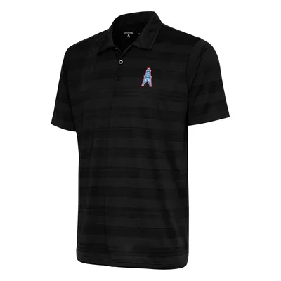 Houston Texans Antigua Compass Polo - Charcoal