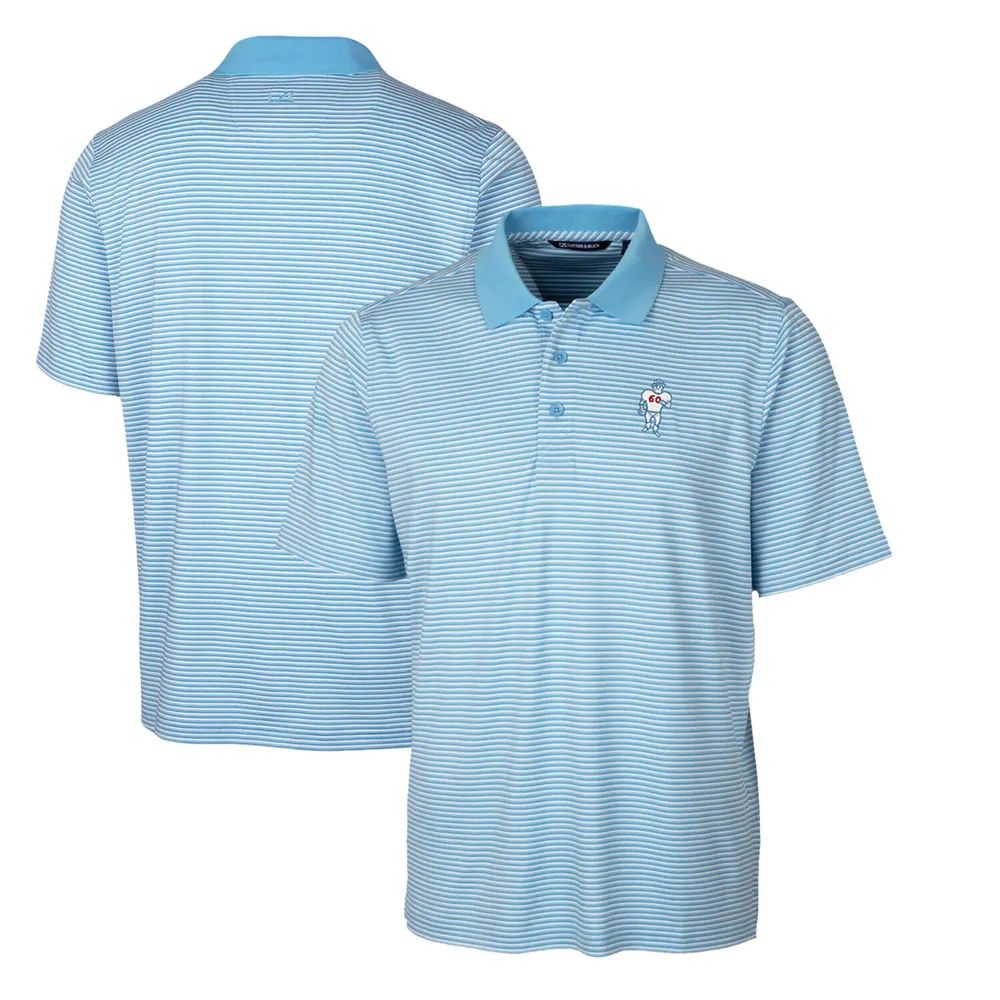 Houston Oilers Cutter & Buck Throwback Logo Forge Stretch Polo - White