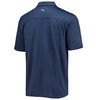 Men's Tommy Bahama Navy Tennessee Titans Palm Coast Delray Frond Allover IslandZone Polo