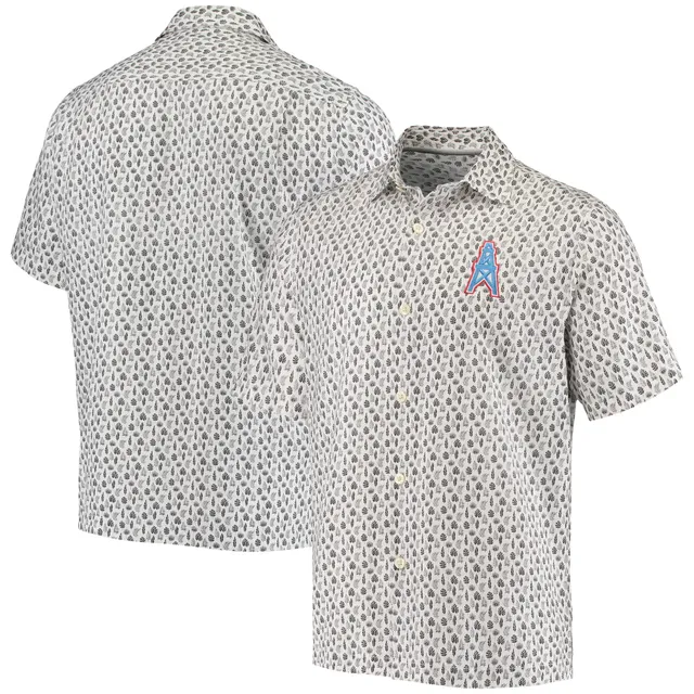 Men's Houston Astros Tommy Bahama Gray Bay Back Panel Button-Up Shirt