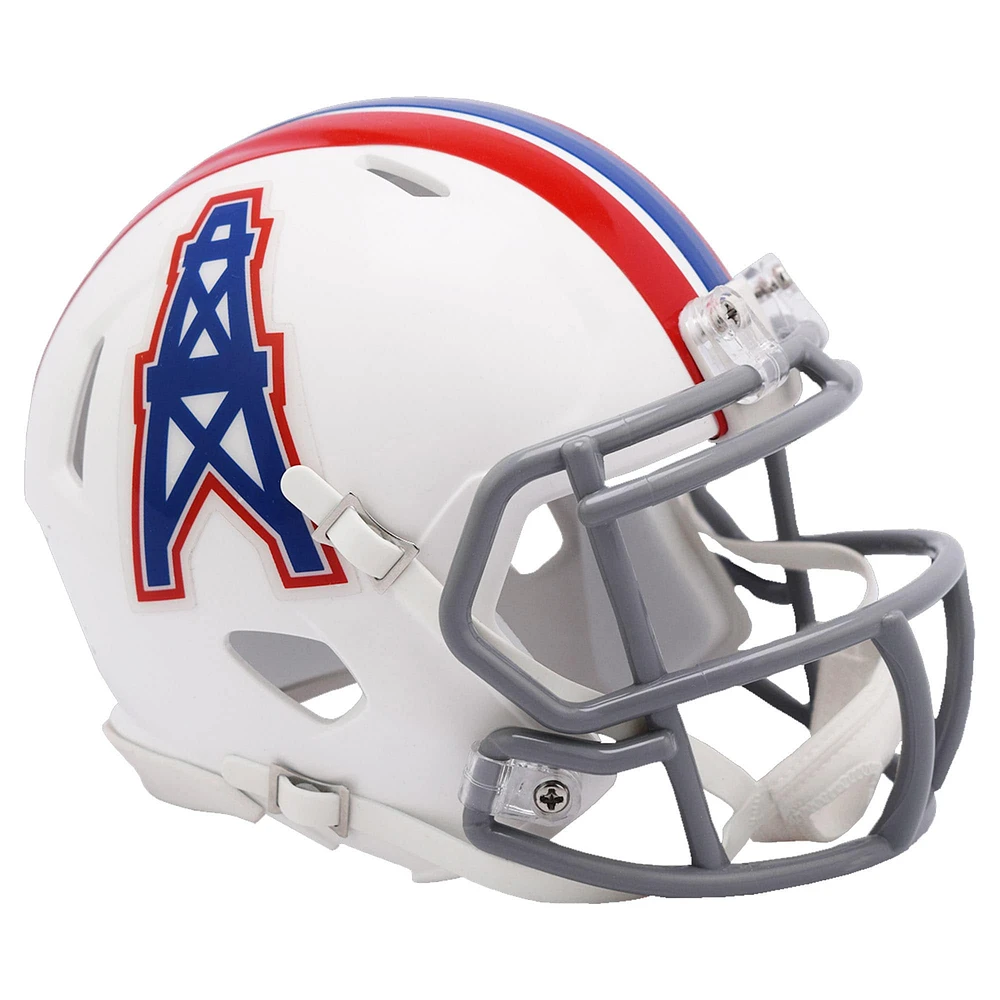 Riddell Houston Oilers 1975-1980 Throwback Speed Mini Helmet