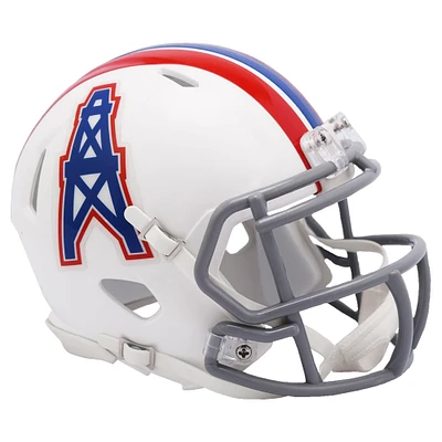 Riddell Houston Oilers 1975-1980 Throwback Speed Mini Helmet