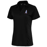 Lids Houston Oilers Antigua Women's Throwback Logo Sleeveless Tribute Polo