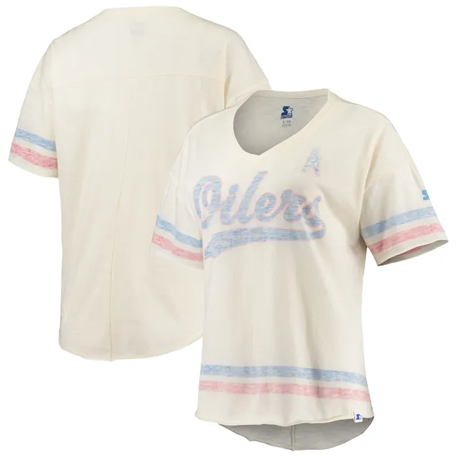 47 Women's '47 Cream Edmonton Oilers Statement Long Sleeve T-Shirt