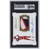 Hakeem Olajuwon Houston Rockets Autographed 2015-16 Panini Flawless 3 Color Relic #PA-HO #4/25 SGC Authenticated 9/10 Card